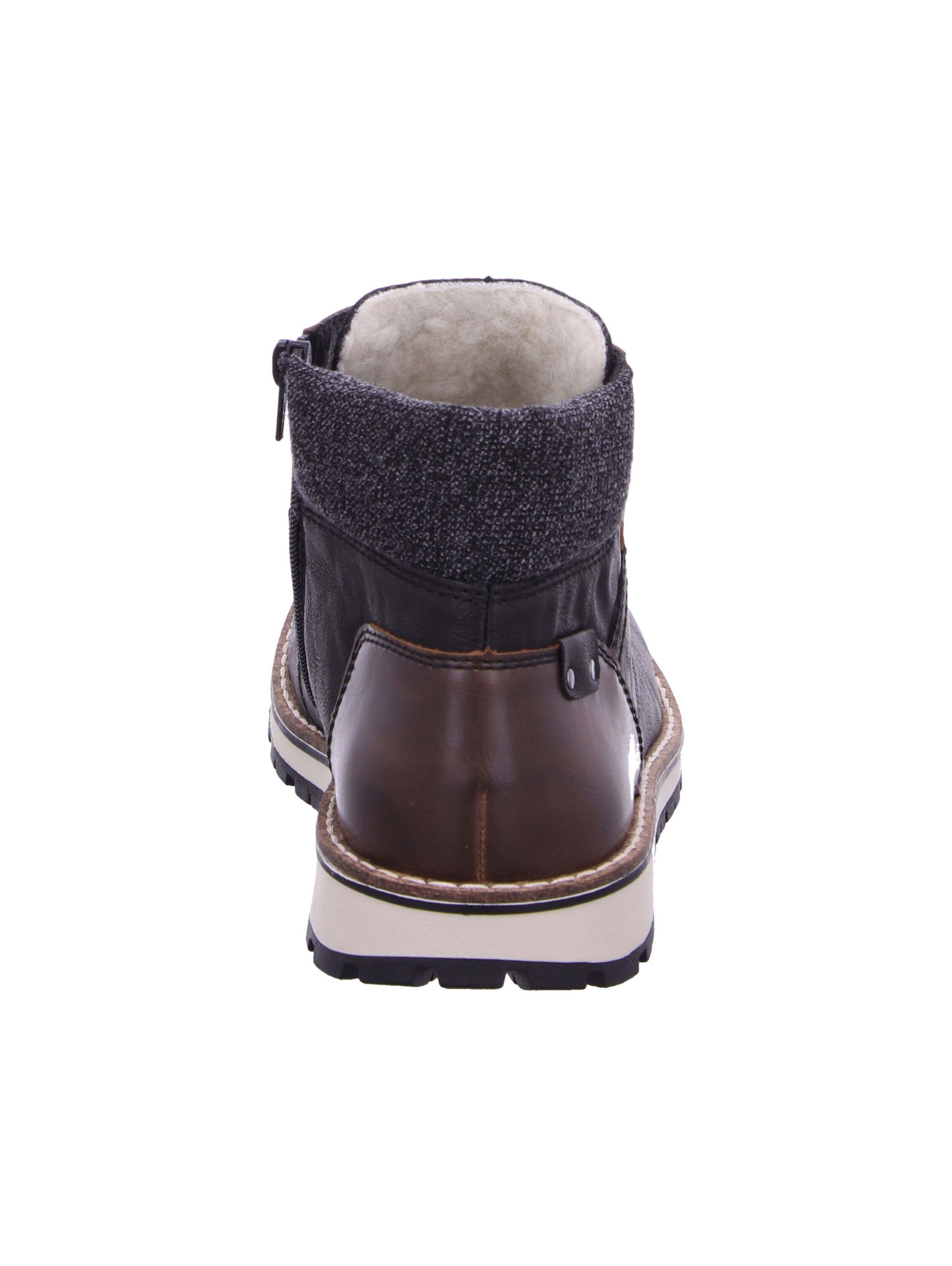 Rieker Veterboots 'Tamburo' in Zwart