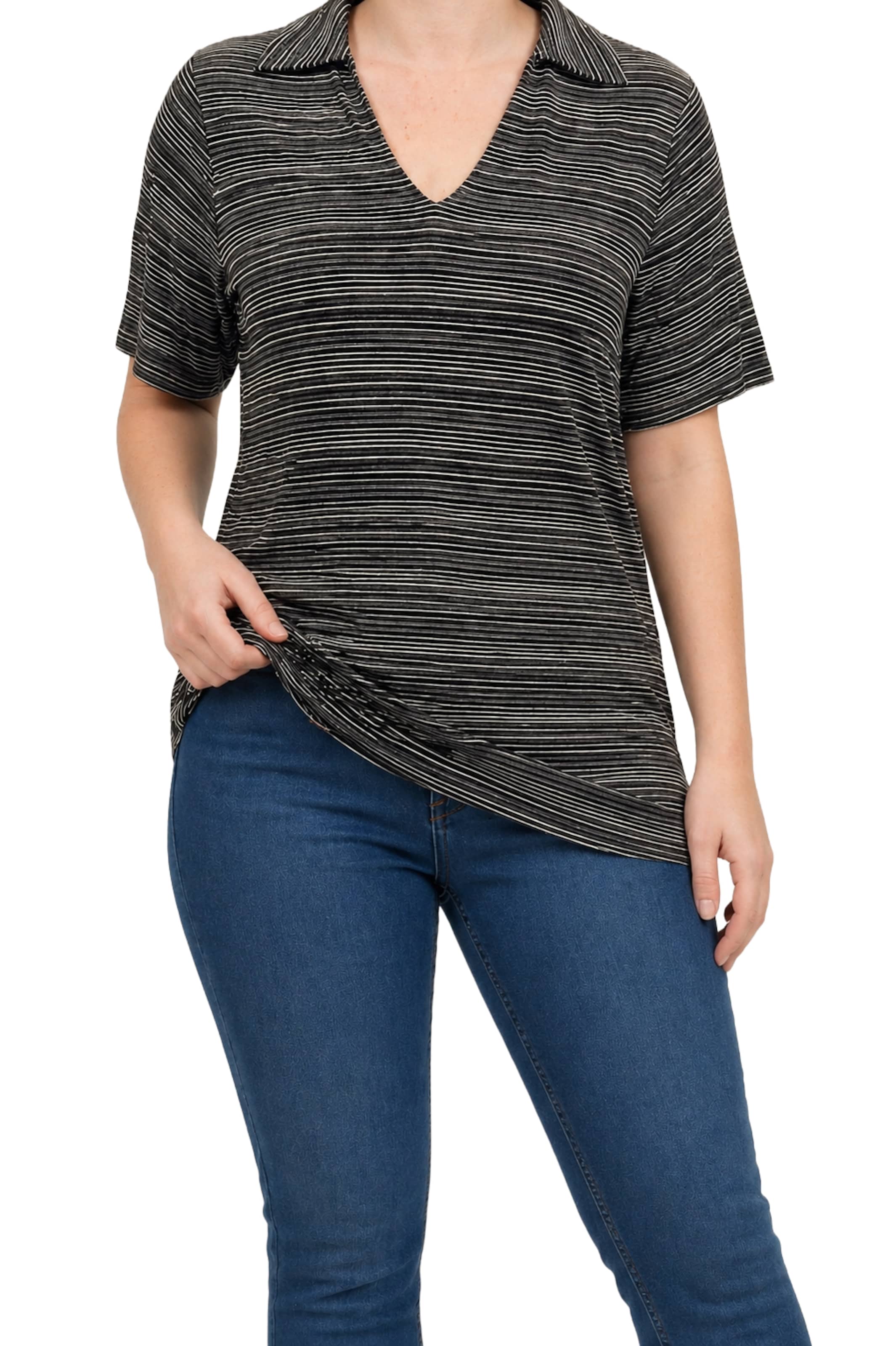 Shape Of You Shirt in Zwart