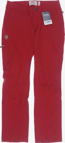 Fjällräven Pants in XS in Red: front