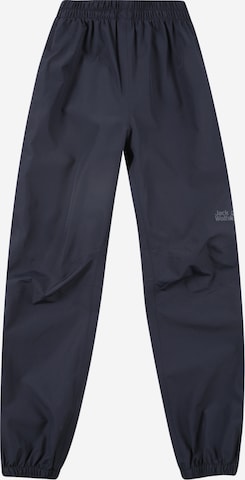 Effilé Pantalon d'extérieur 'Rainy Days' JACK WOLFSKIN en bleu : devant