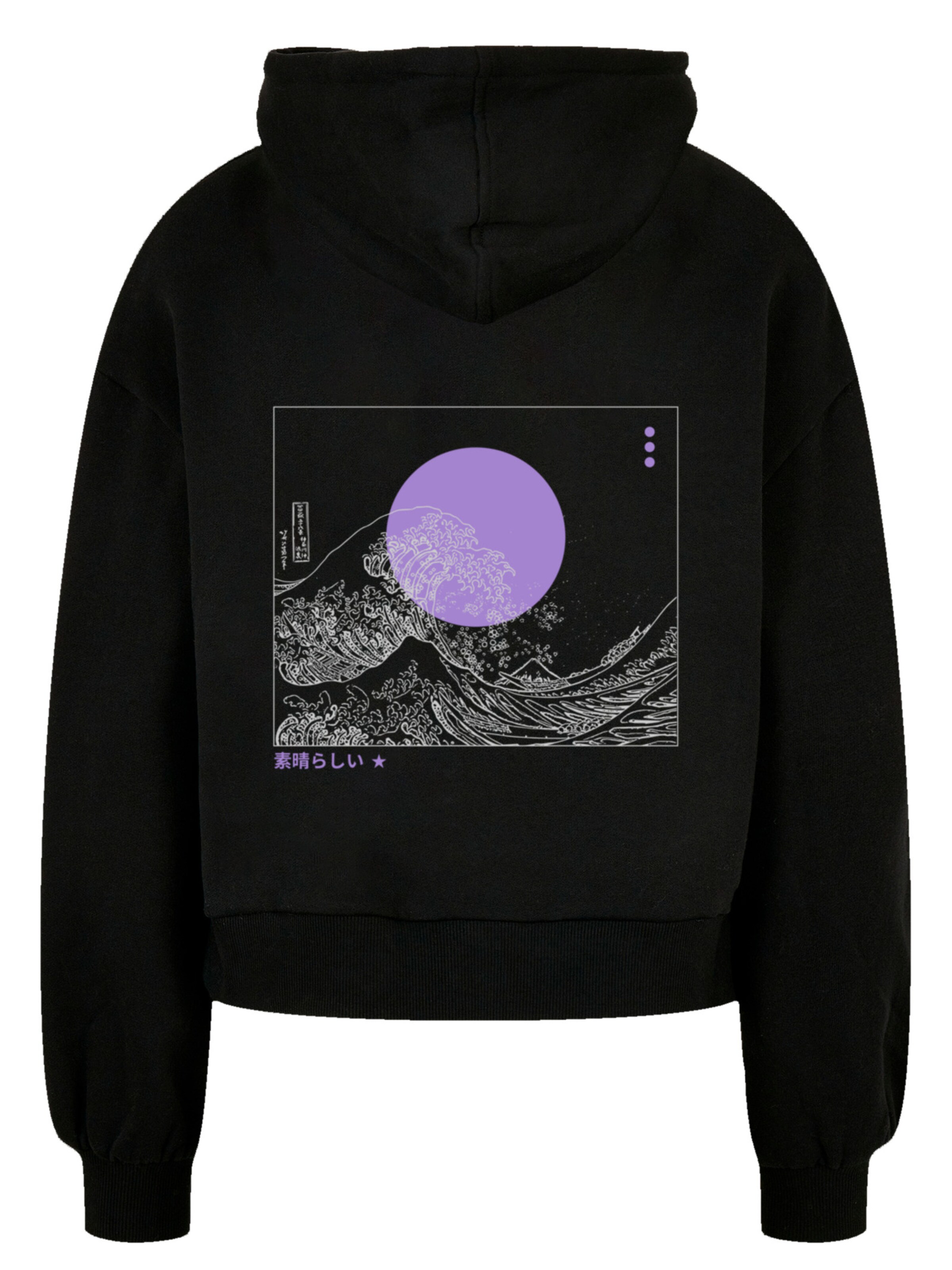 F4NT4STIC Sweatshirt 'Kanagawa' in Schwarz
