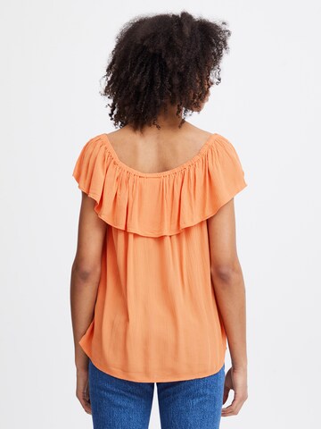 ICHI Blouse 'Marrakech' in Oranje