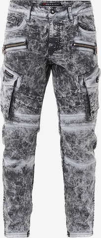 CIPO & BAXX Jeans in Grey: front