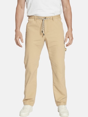 Jan Vanderstorm Loosefit Hose ' Fjokke ' in Beige: predná strana