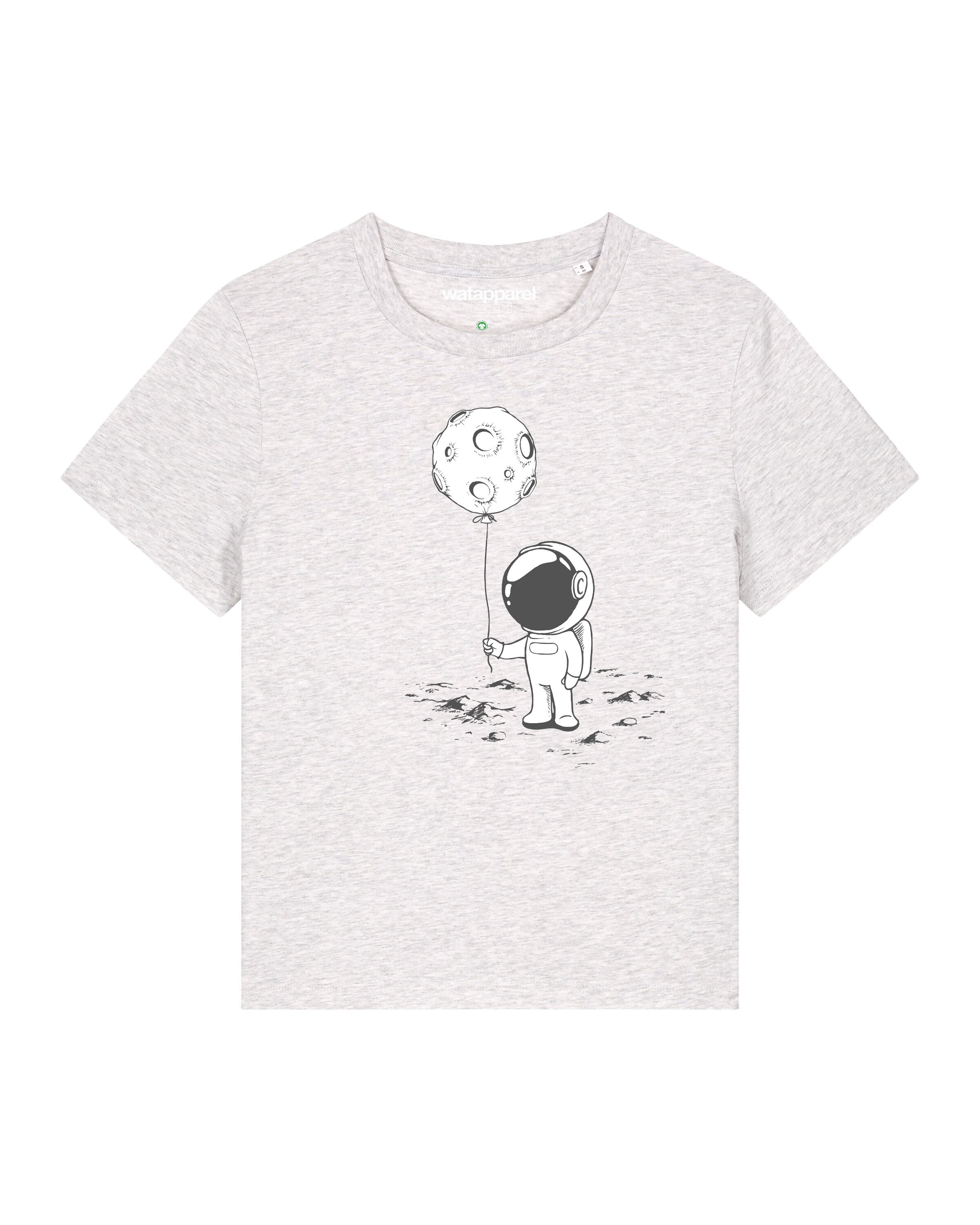 T-shirt Watapparel en blanc : devant