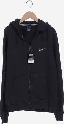 NIKE Sweatshirt & Zip-Up Hoodie in M in Blue: front