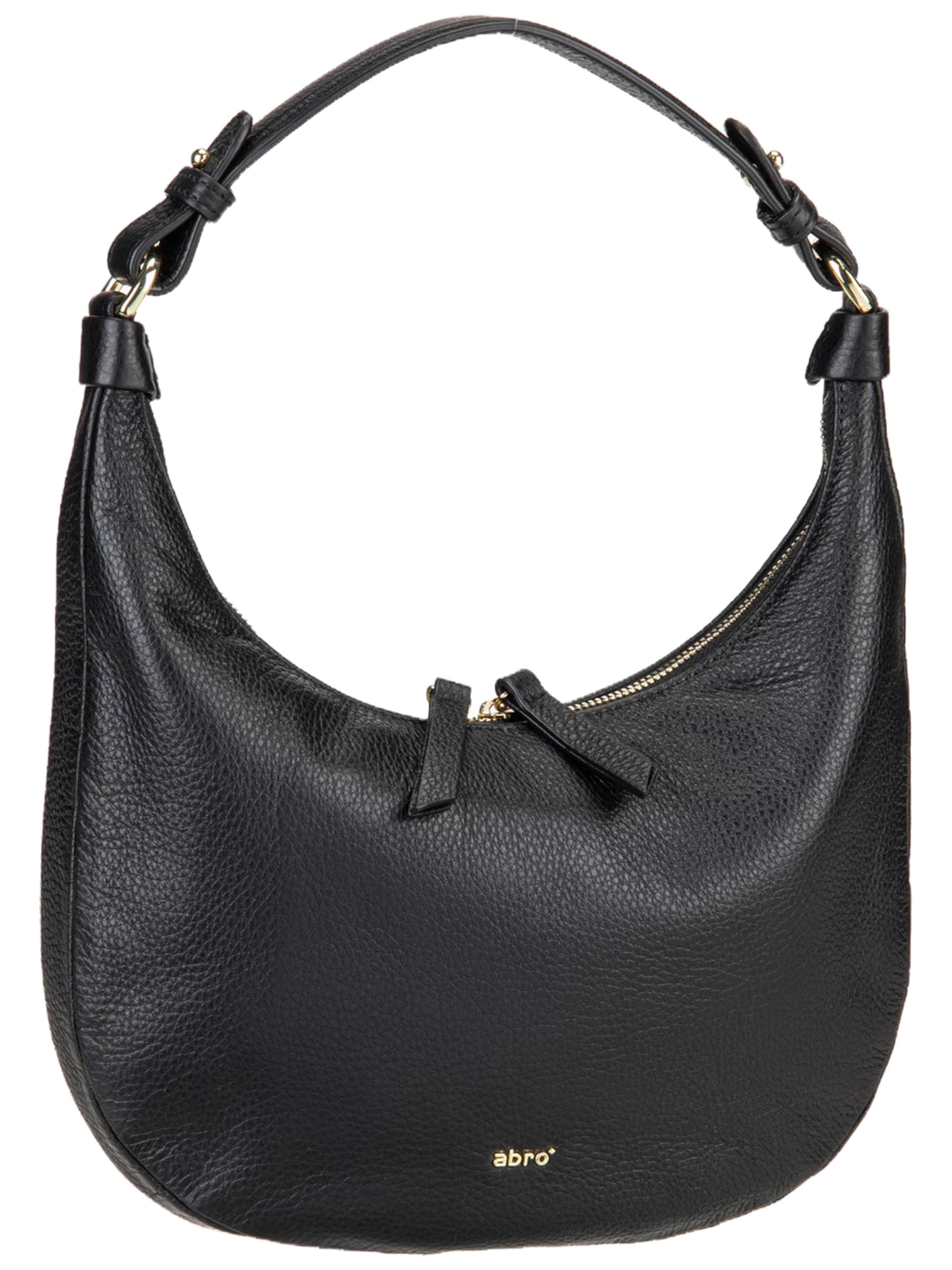 ABRO Handtasche 'Nana Mini' in Schwarz: Vorderseite