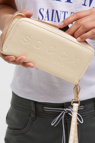 Soccx Wallet in Beige