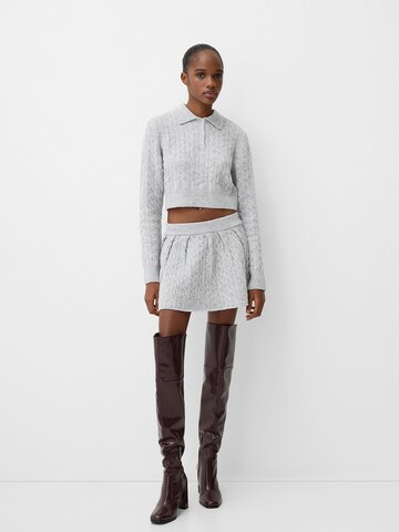 Bershka Pulover | siva barva