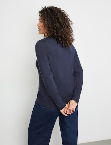 SAMOON Knit Cardigan in Blue