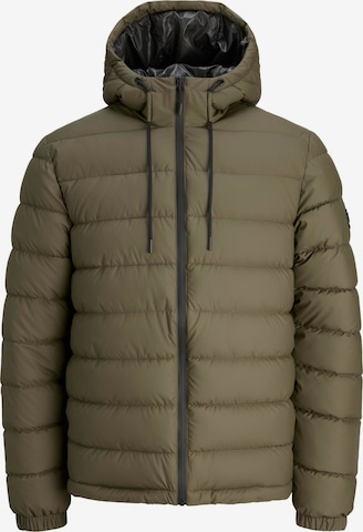 Veste d’hiver JACK & JONES en vert : devant