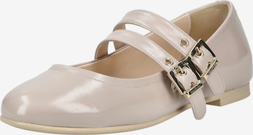 Ballerina con cinturino di Nero Giardini in beige: frontale