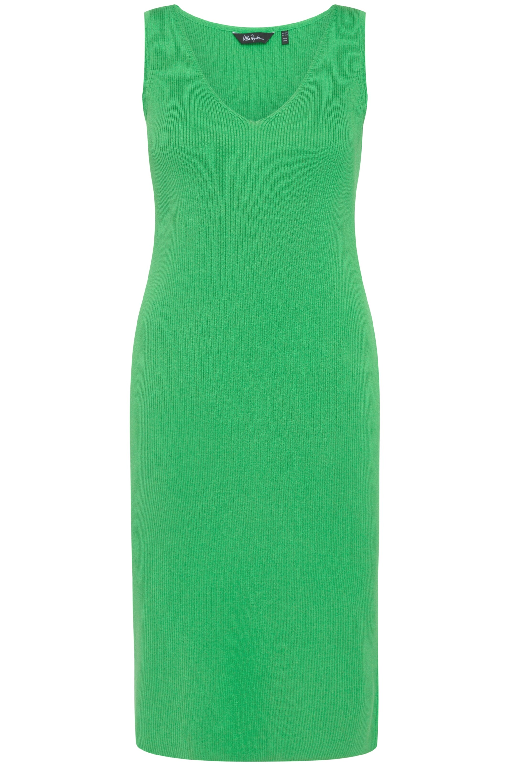 Ulla Popken Strickkleid in Grün: Vorderseite