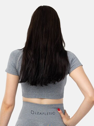 LEAFLETIC Bodywarmer 'Leafletic Women’s Short Sleeve Sports Tops' in Grijs