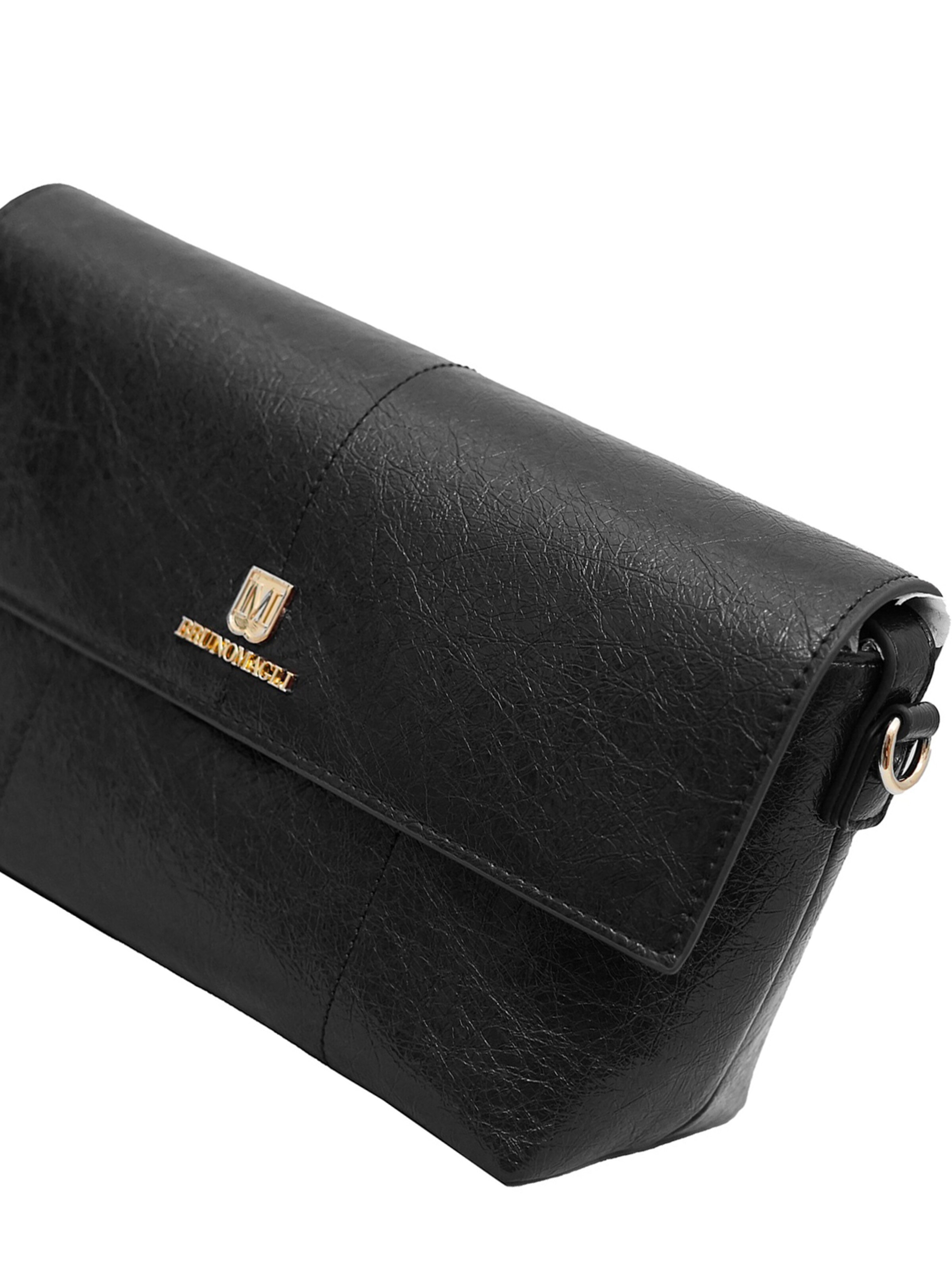 Borsa a spalla 'Borsa a Spalla Donna Bruno Magli Alba Mini Baguette Eco-Pelle' di Bruno Magli in nero