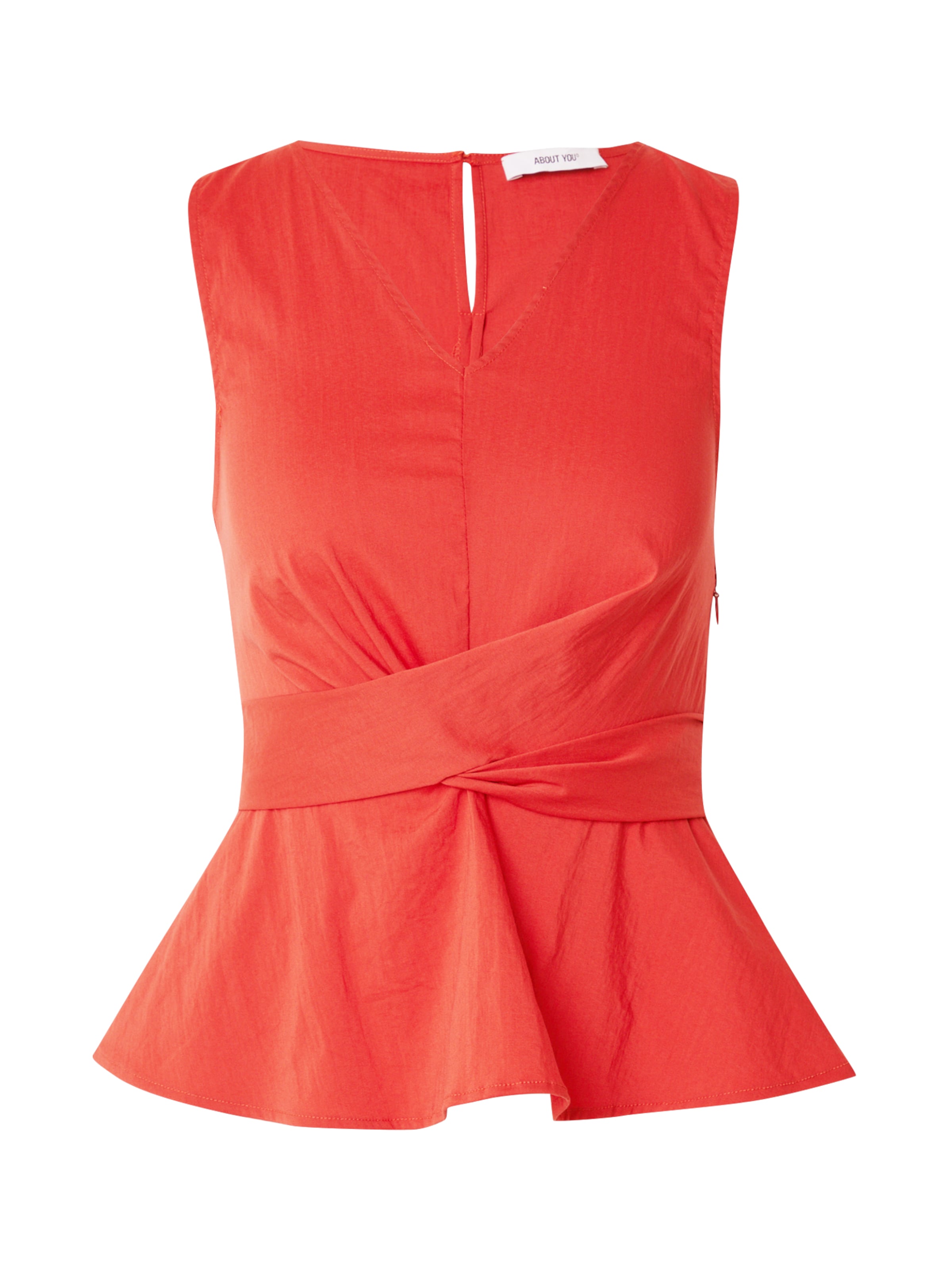 Camicia da donna 'Eleni' di ABOUT YOU in arancione: frontale