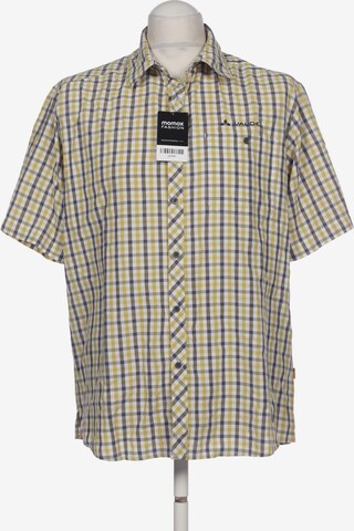 VAUDE Button Up Shirt in M-L in Yellow: front