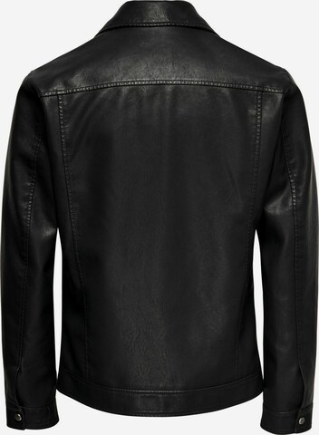 Only & Sons Between-Season Jacket in Black