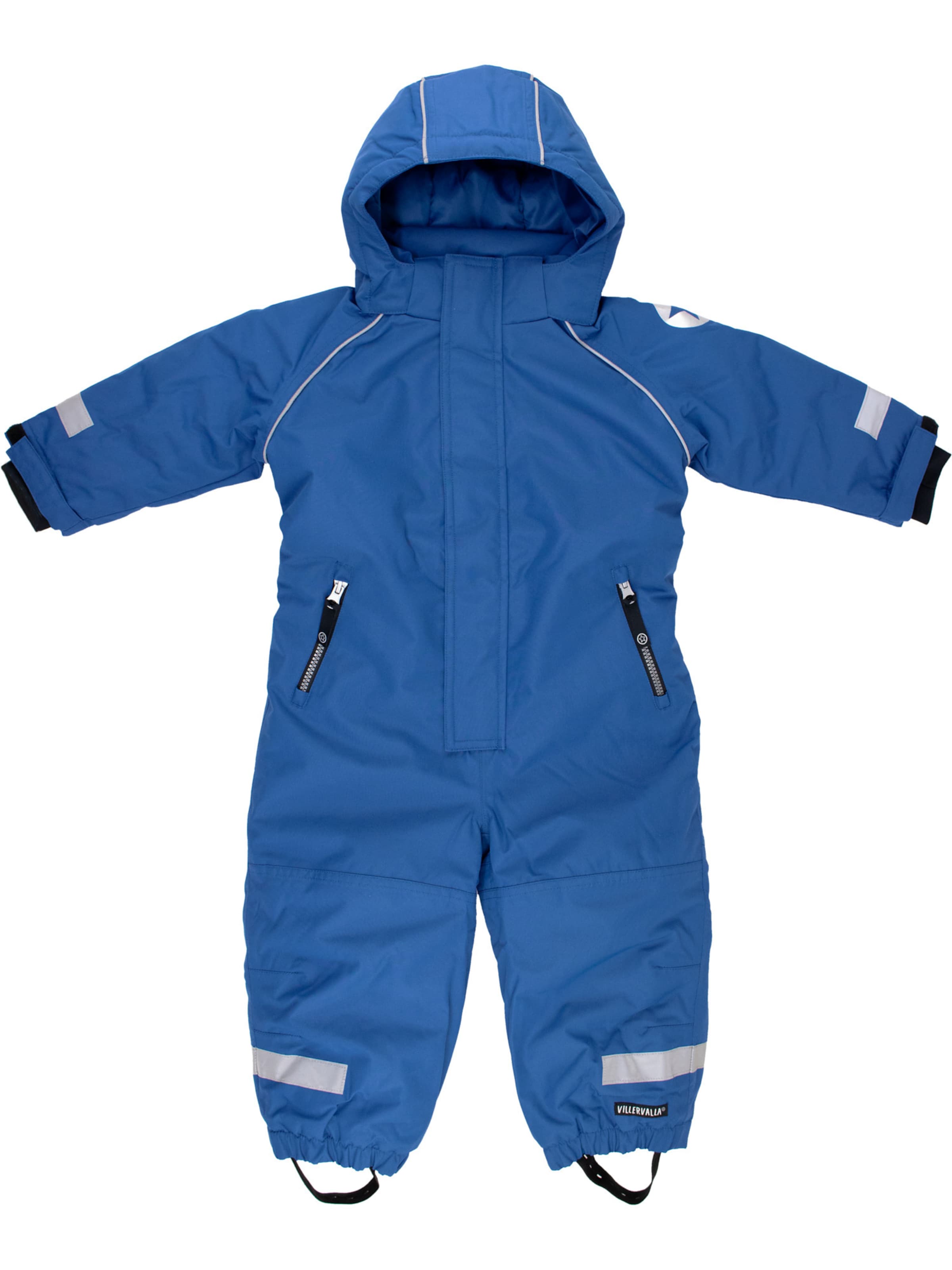 Villervalla Overall 'Sterne' in Blau: Vorderseite