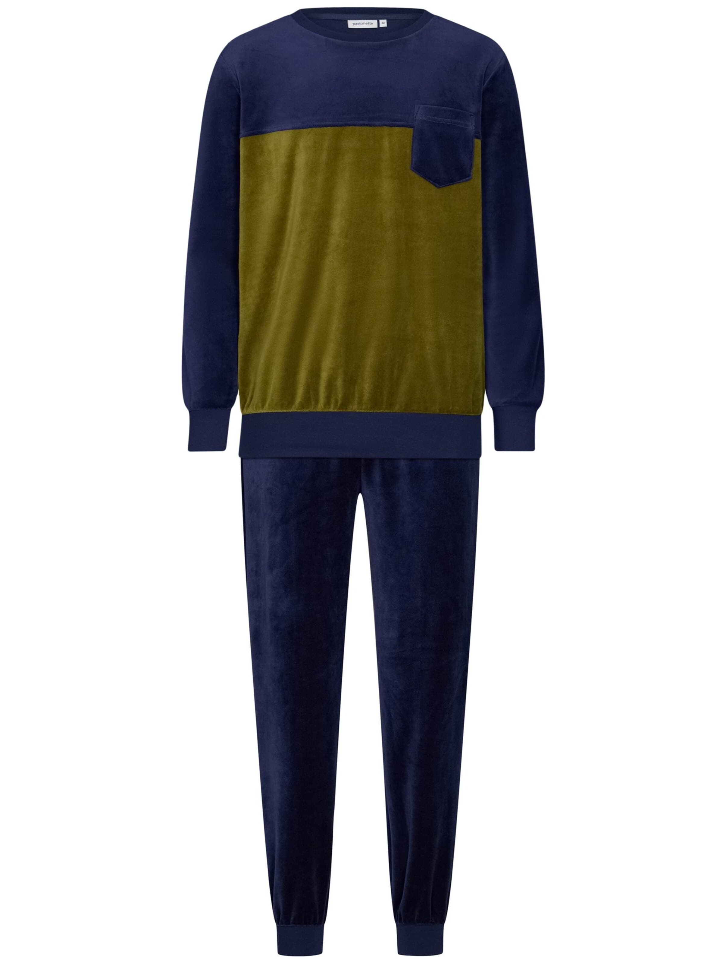 Pastunette Pyjama lang in Blauw: voorkant