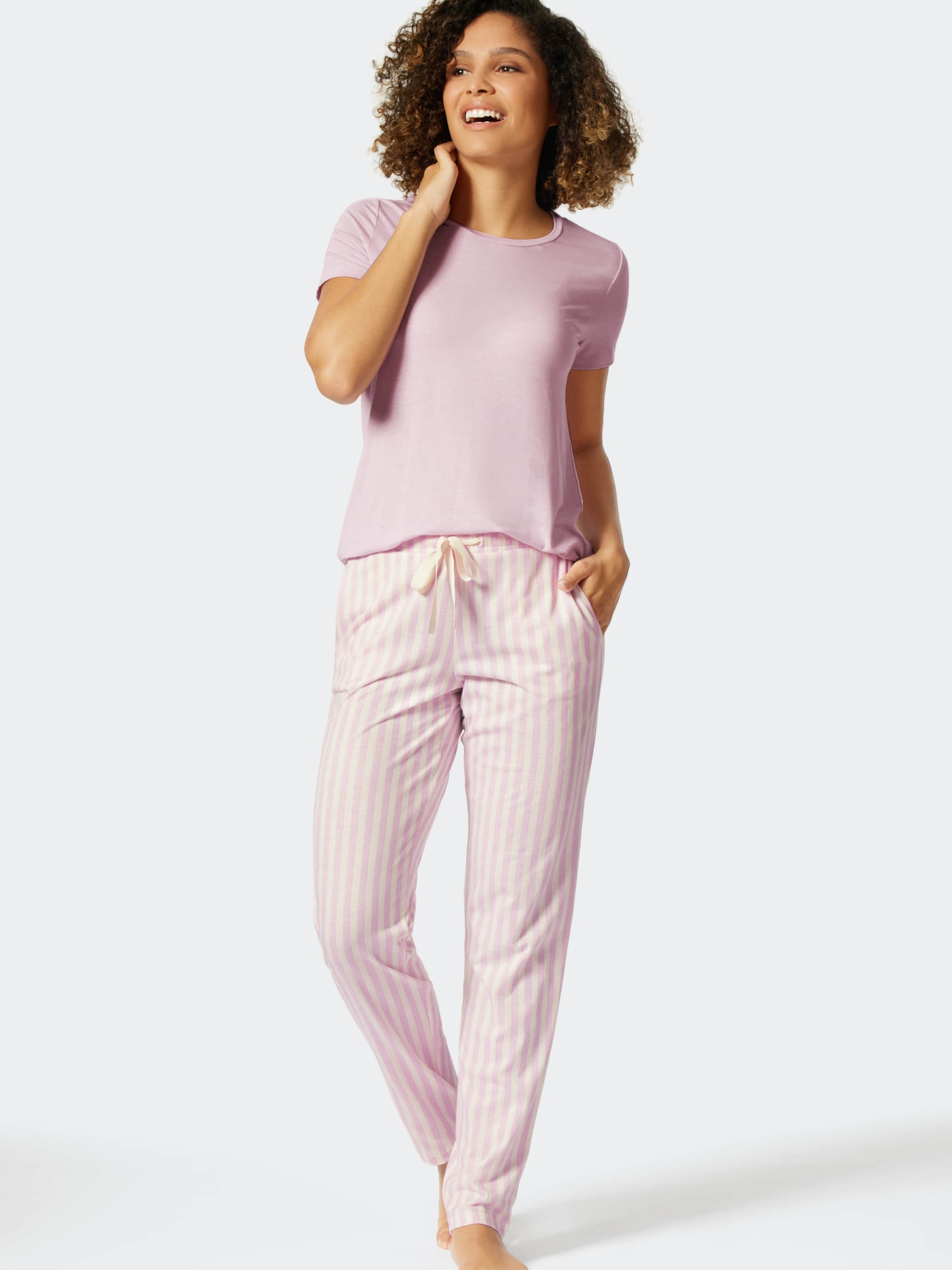 Vêtements Pantalon de pyjama Mix & Relax SCHIESSER en Rose 