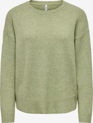 Pull-over 'ONLOLIVIA' ONLY en vert : devant