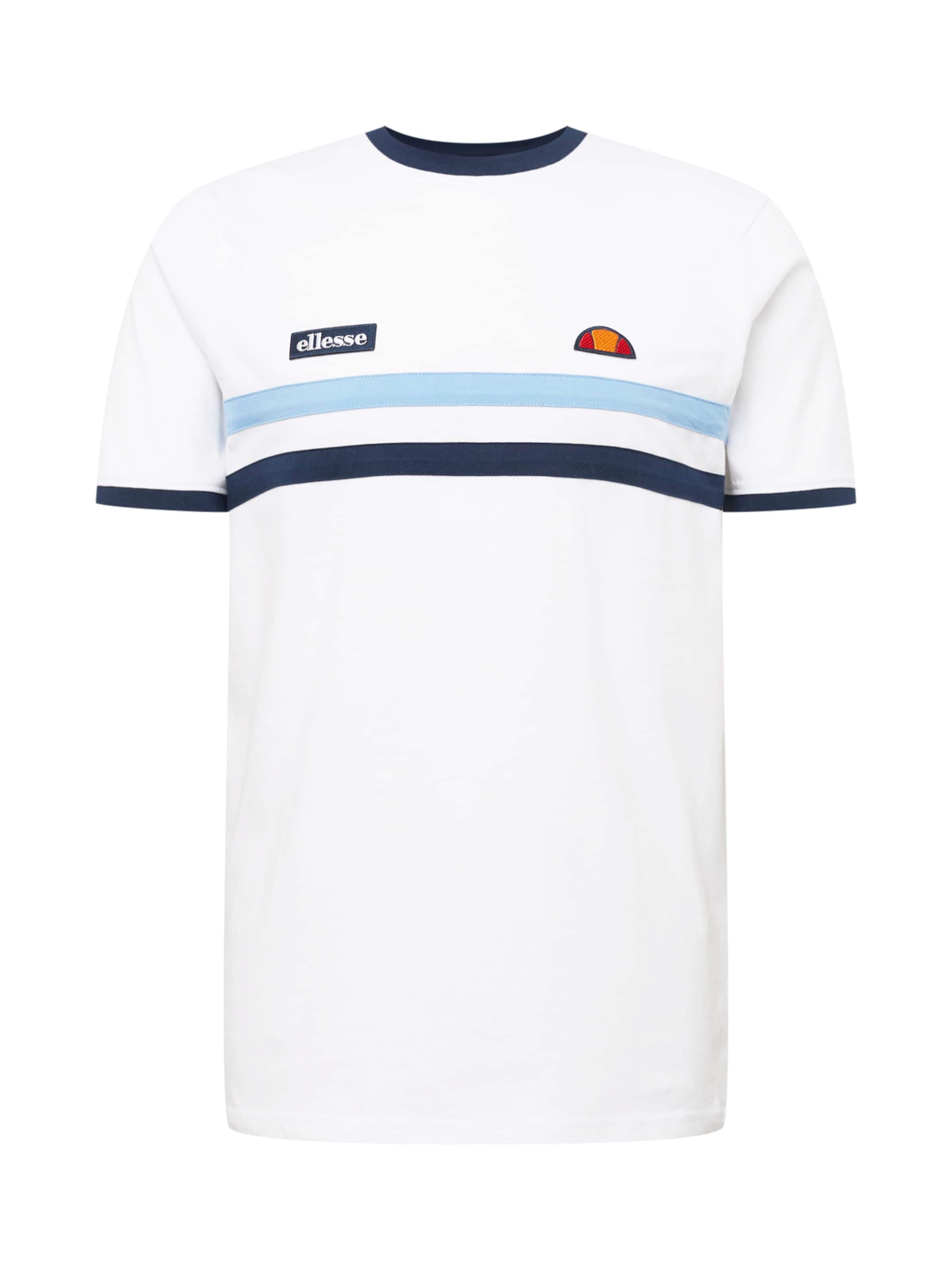 Männer Shirts ELLESSE T-Shirt 'Banlo' in Weiß - IU41293