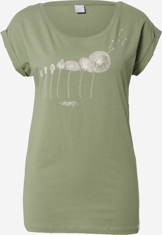 Iriedaily - Camiseta 'Evolution' en verde: frente