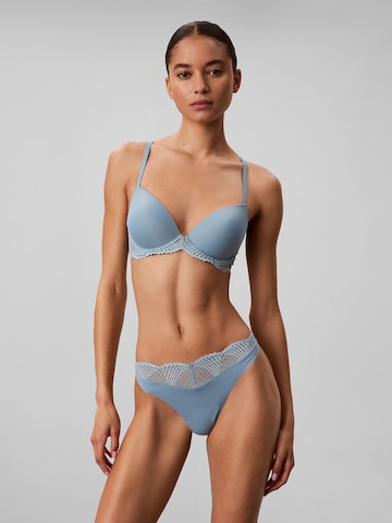 Classique Soutien-gorge Calvin Klein en bleu : devant