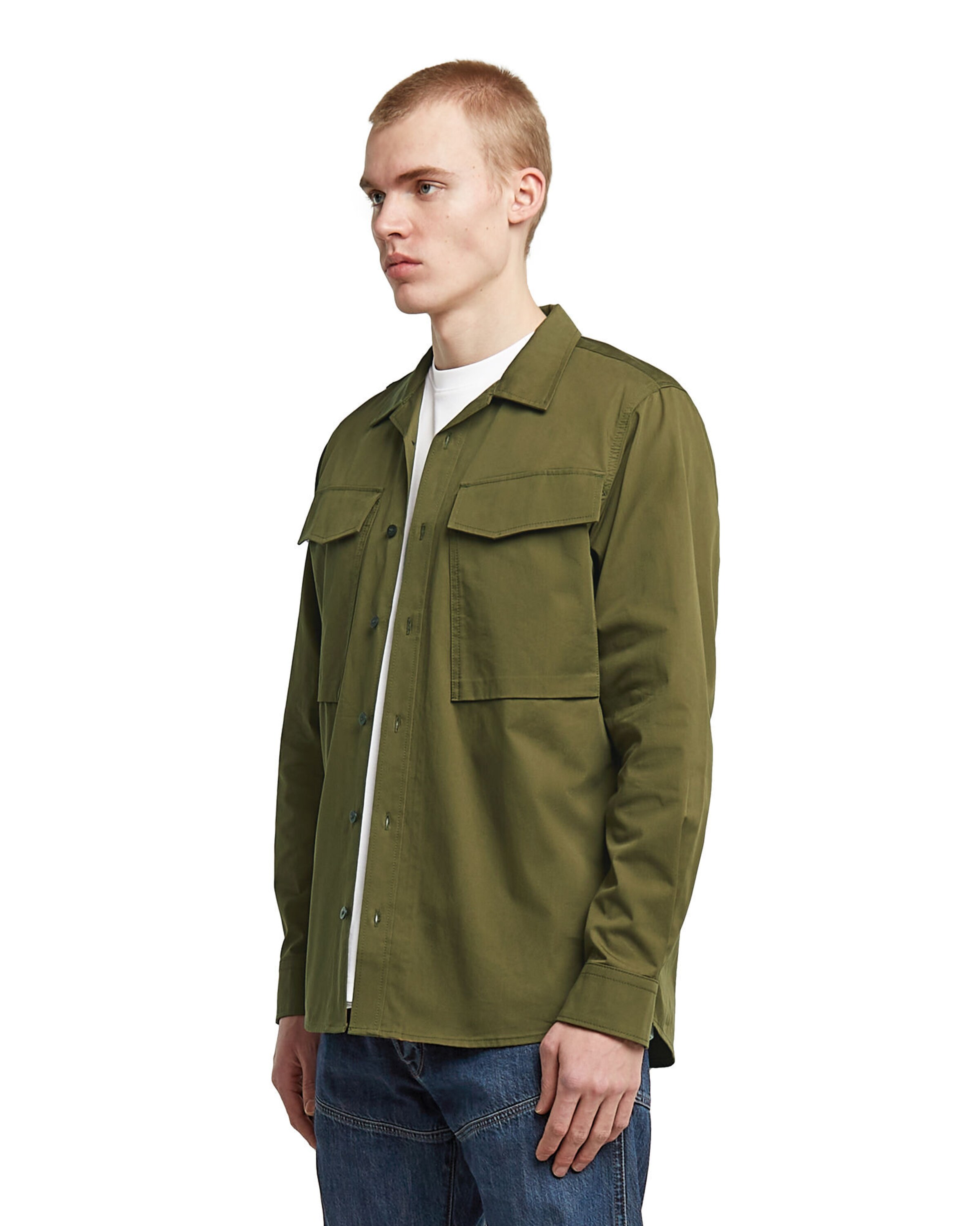 G-STAR Regular fit Button Up Shirt in Green