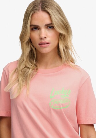 T-shirt 'Roadside Trade' Superdry & Co en rose