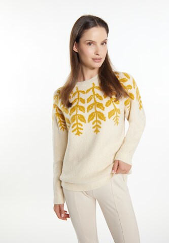 Usha Sweater 'Lurea' in Beige: front