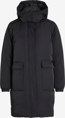 Vila Petite Winter Coat 'Paia' in Black: front