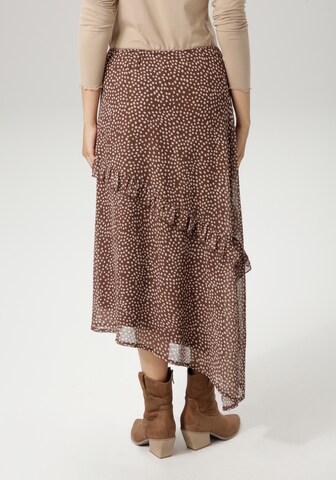 Aniston CASUAL Skirt in Brown