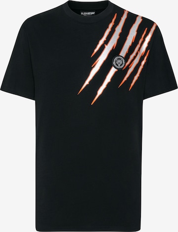 Maglietta 'Scratch' di Plein Sport in nero: frontale