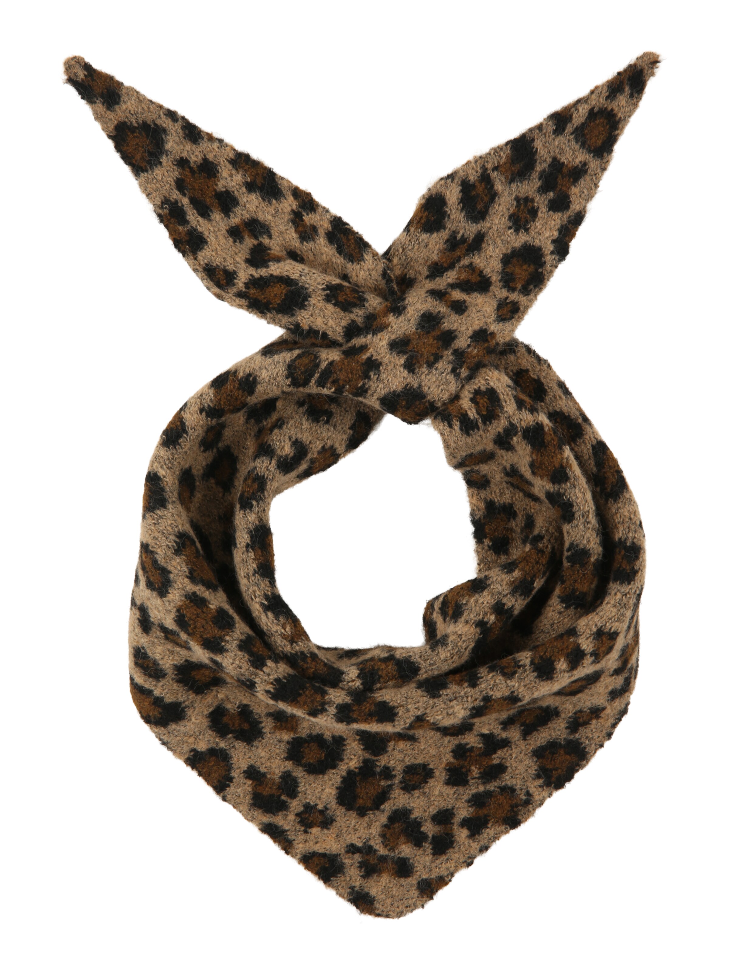 Zwillingsherz Shawl 'Leo' in Beige: front