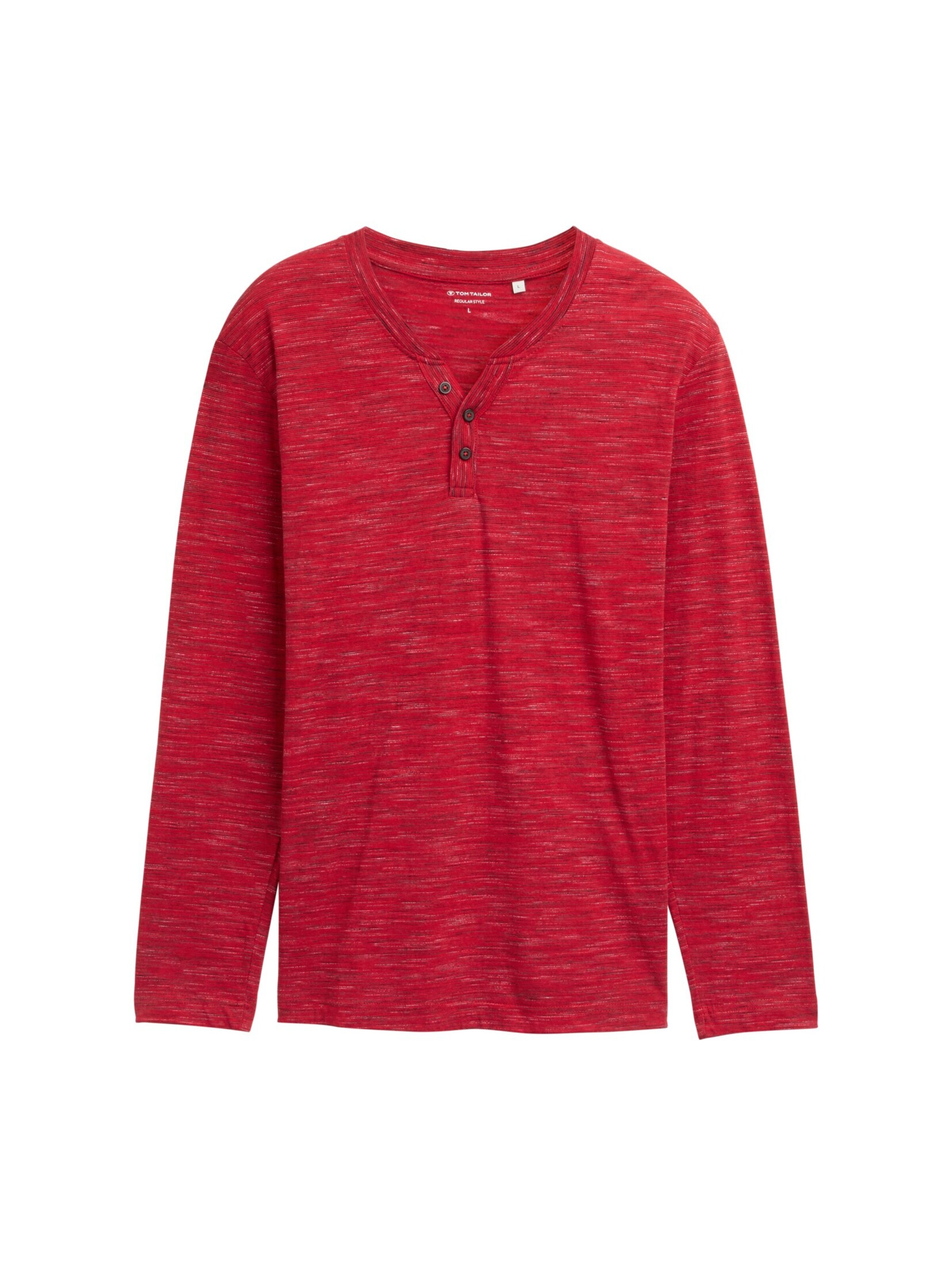 TOM TAILOR Shirt in Rood: voorkant