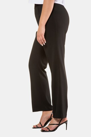 Ulla Popken Regular Pantalon 'Mandy' in Zwart
