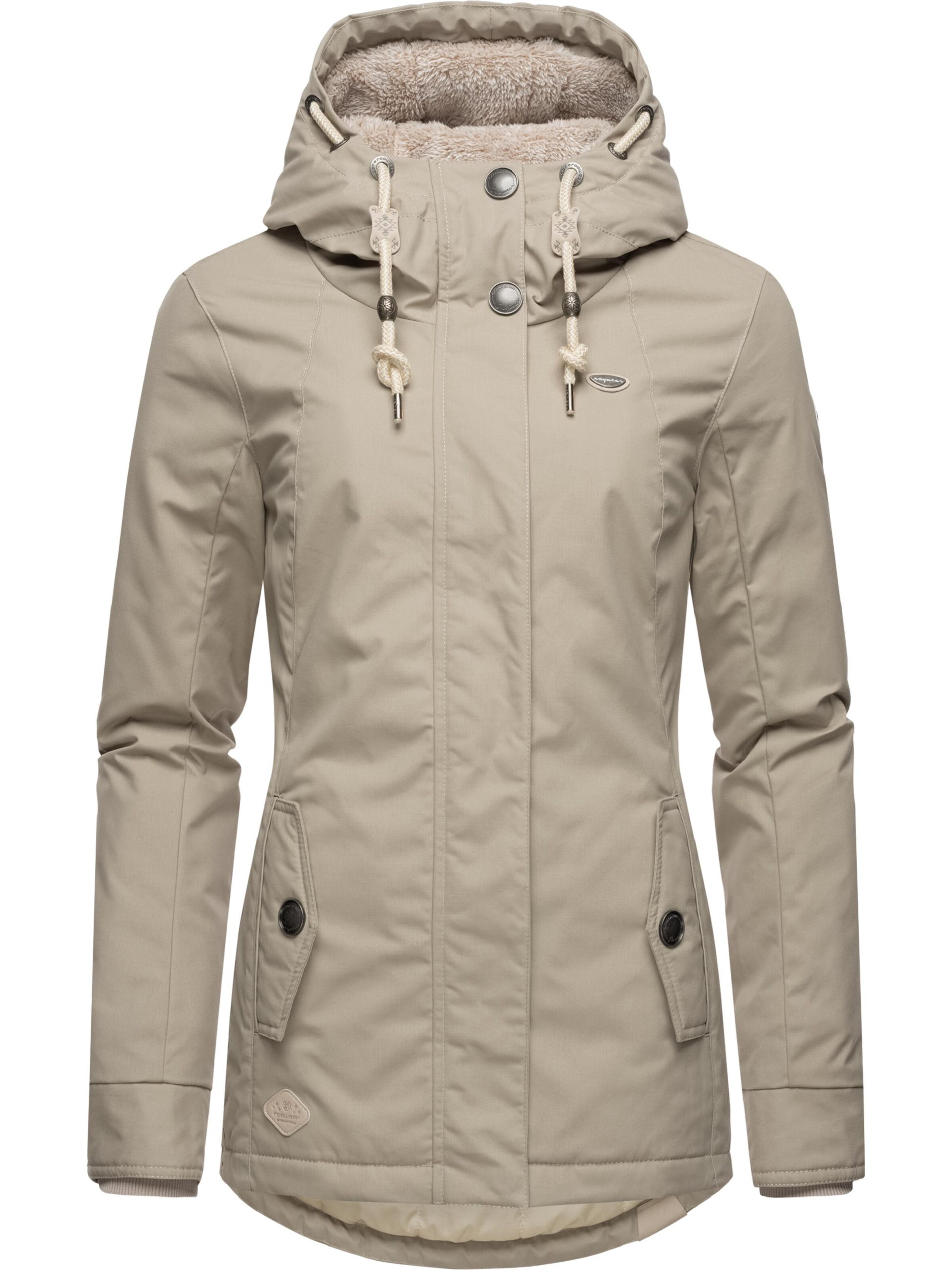 Ragwear Talvejope 'Monade', värv beež: eest vaates