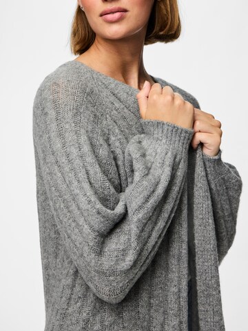 PIECES Knit cardigan 'PCMaggy' in Grey