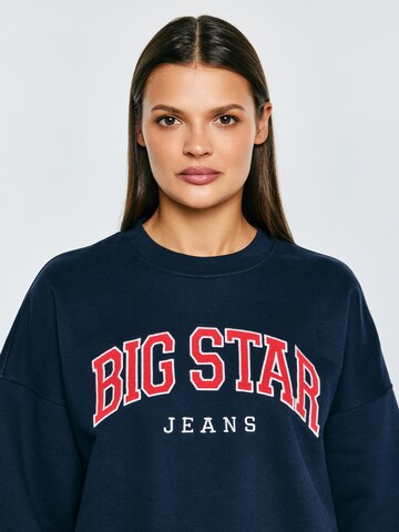 BIG STAR Sweatshirt 'Rubena' in Blue