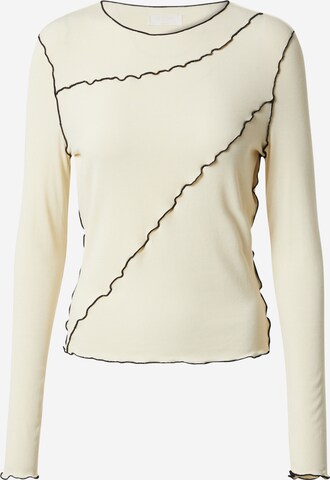 T-shirt 'Georgina' LeGer by Lena Gercke en beige : devant