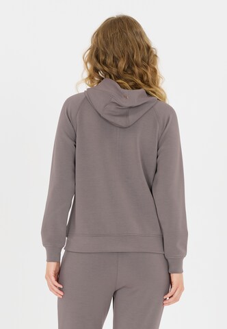 Athlecia Sweat jacket 'Jacey' in Brown