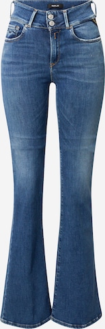 REPLAY Flared Jeans 'NEWLUZ FLARE' in Blau: predná strana