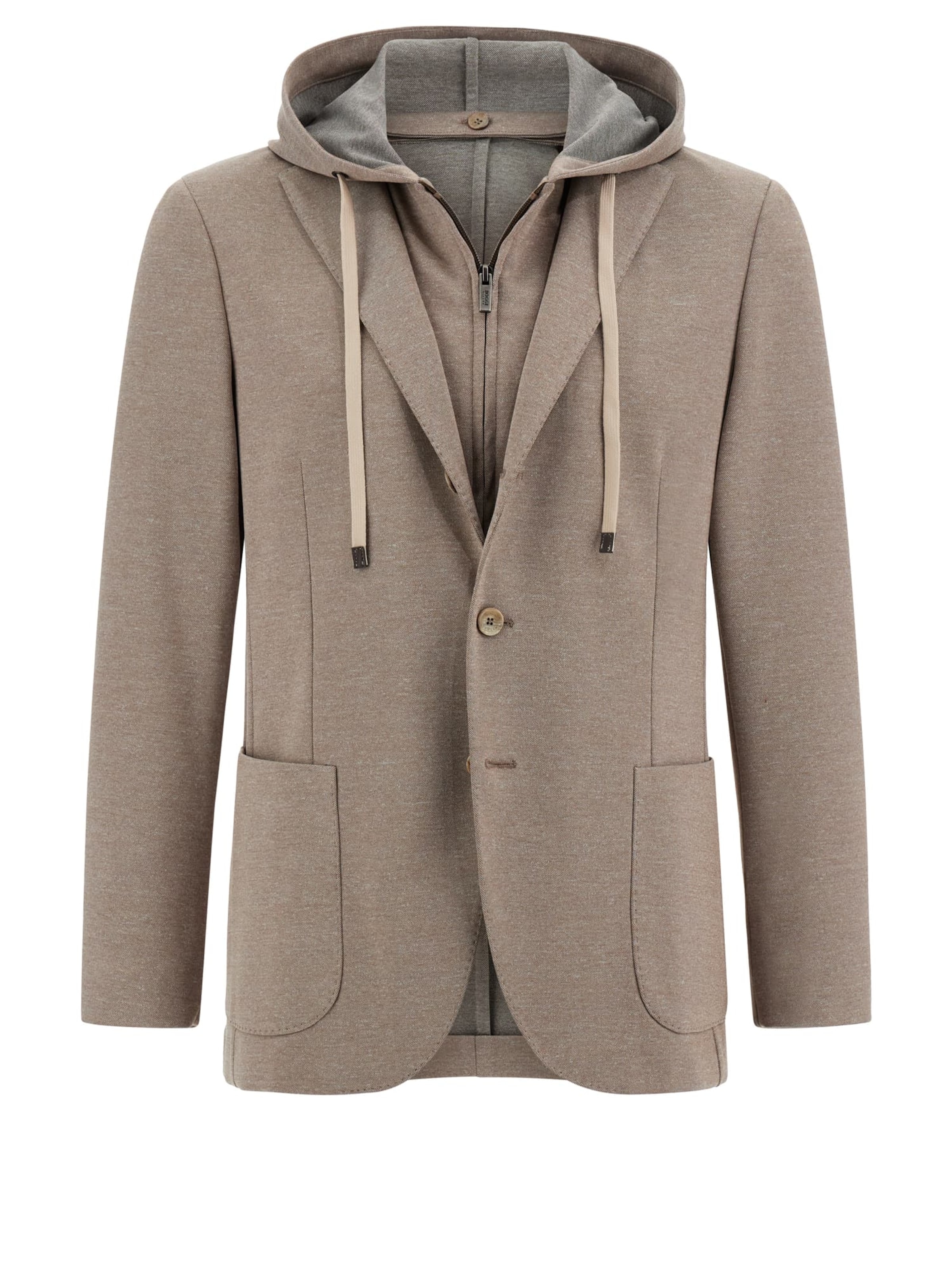 Regular fit Giacca da completo di Boggi Milano in grigio: frontale