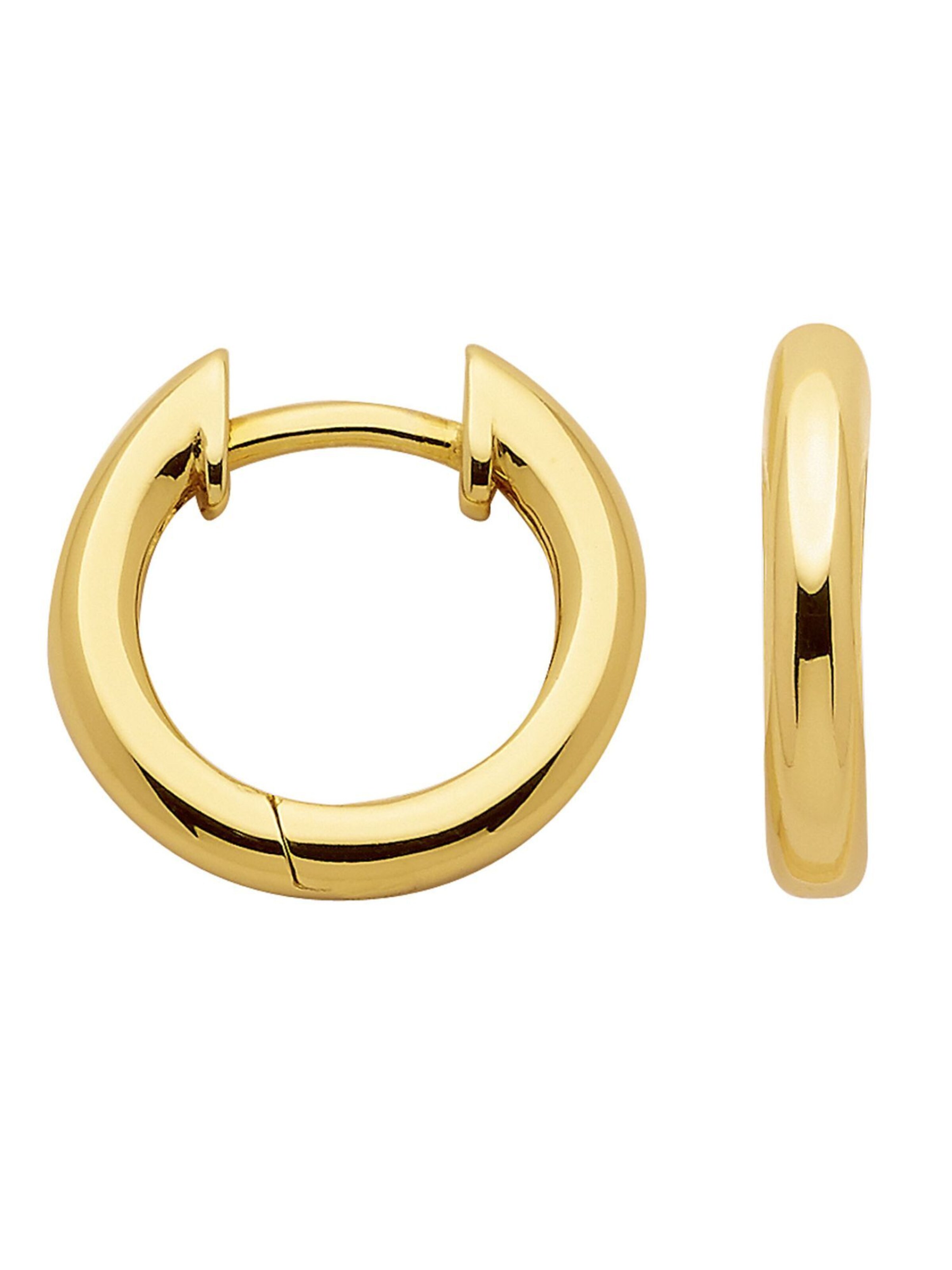 Adelia´s Ohrringe in Gold: Vorderseite