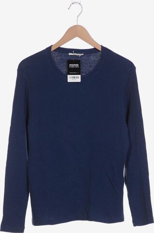 hessnatur Sweater & Cardigan in M-L in Blue: front