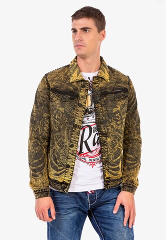 Veste mi-saison CIPO & BAXX en jaune : devant