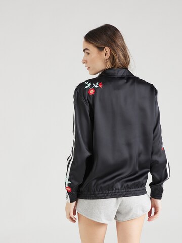 ADIDAS ORIGINALS Zip-Up Hoodie 'FIREBIRD' in Black
