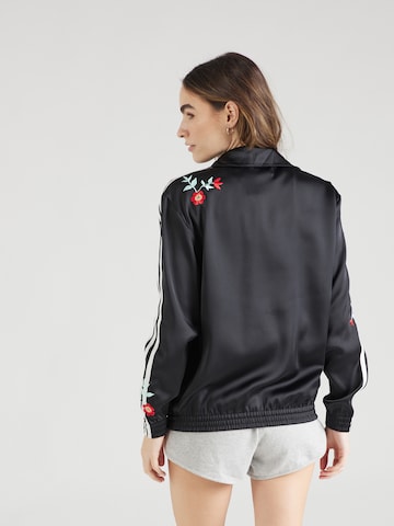 ADIDAS ORIGINALS Sweat jacket 'FIREBIRD' in Black